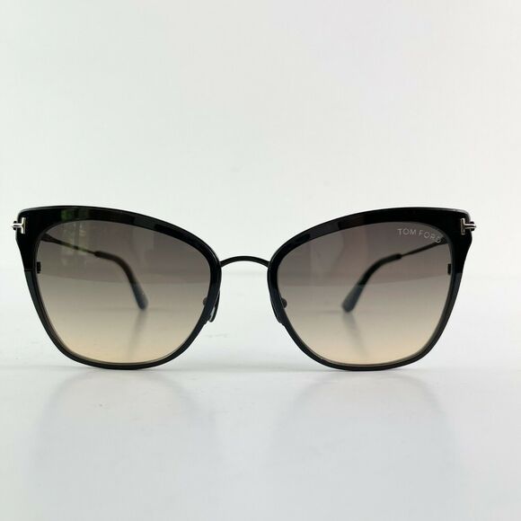 Tom Ford NWOT Women's Faryn Dramatic Metal Cat-Eye Sunglasses OS - Picture 1 of 6